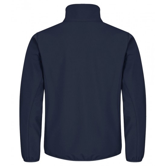 SOFTSHELL CLIQUE BASIC 0200910 580 NAVY Bedrijfskleding bedrukken