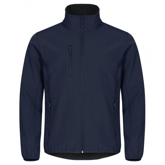 SOFTSHELL CLIQUE BASIC 0200910 580 NAVY Bedrijfskleding bedrukken