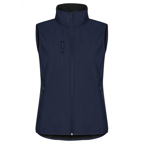 DAMES SOFTSHELL CLIQUE CLASSIC BODYWARMER LADIES 0200916 580 DARK NAVY Softshell jacks