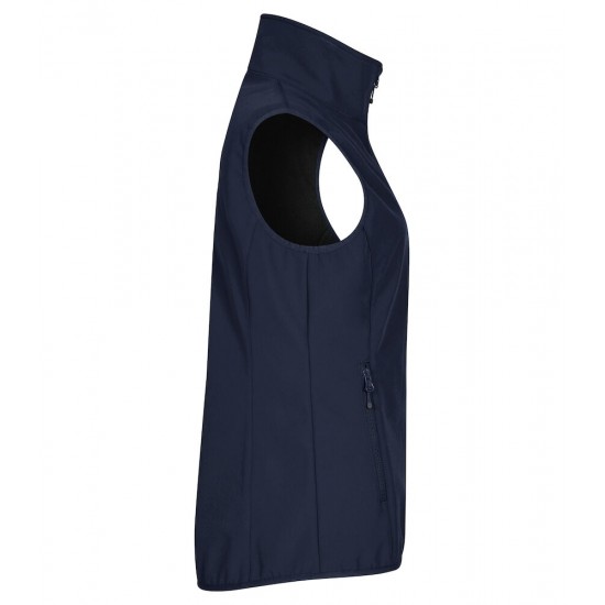 DAMES SOFTSHELL CLIQUE CLASSIC BODYWARMER LADIES 0200916 580 DARK NAVY Softshell jacks