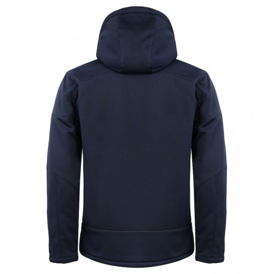 SOFTSHELL CLIQUE GRAYLAND 020980 580 NAVY Bedrijfskleding bedrukken