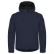 SOFTSHELL CLIQUE CLASSIC HOODY 0200912 580 NAVY Bedrijfskleding bedrukken