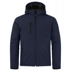 SOFTSHELL CLIQUE PADDED HOODY 020952 580 NAVY