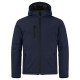 SOFTSHELL CLIQUE PADDED HOODY 020952 580 NAVY Bedrijfskleding bedrukken