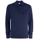 POLO LANGE MOUW CLIQUE 028235 580 DARK NAVY Polo lange mouw