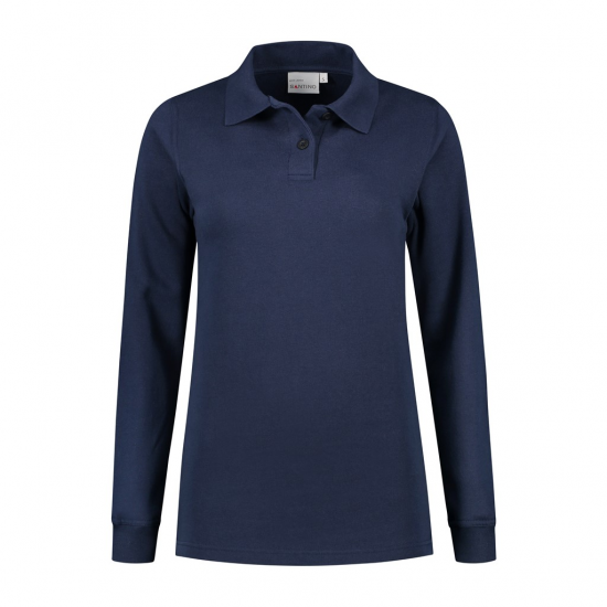 LADIES POLOSWEATER SANTINO RICK NAVY Bedrijfskleding bedrukken