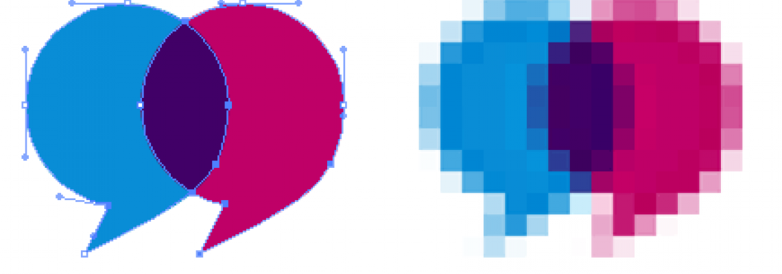 Wat is het verschil tussen een pixelbestand en een vectorbestand